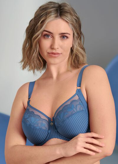 Rosa Faia B&uuml;gel-BH mit T&uuml;llstickereispitze 