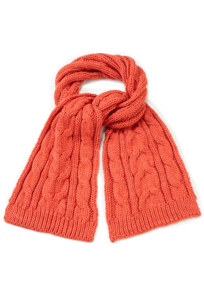 Schal aus Grobstrick 