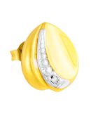 Ohrstecker in Bicolor mit Diamanten 