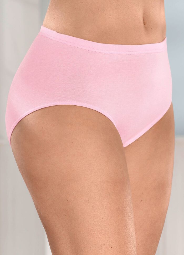 Dreierpack Slips aus anschmiegsamem Material 