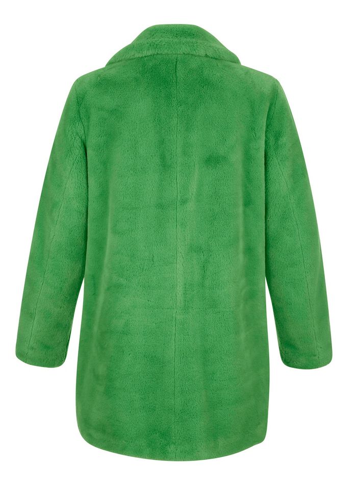 Webpelzjacke mit Reverskragen 