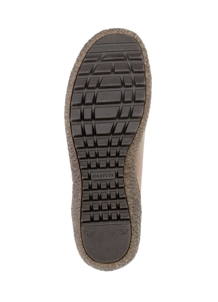 ELENA EDEN, bequeme Damen-Boots, Weite G, mit herausnehmbarem Fussbett BRAUN-ALTSILBER