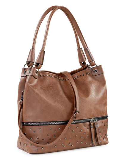 Tasche mit trendigen Ziernieten 