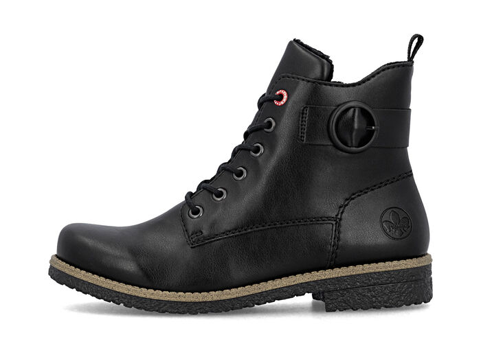 Rieker, klassische Damen-Stiefeletten, mit Reissverschluss SCHWARZ