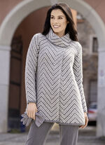 Strickjacke mit aufwendigen Details 