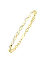 Interessantes Armband mit synth. Zirkonia 