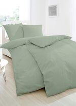 Feinbibe Bettw&auml;sche aus 100% Baumwolle GR&Uuml;N