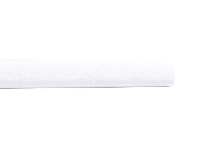 Kuschelweiche Spannbetttücher aus hochwertigem Nicki-Velours WEISS