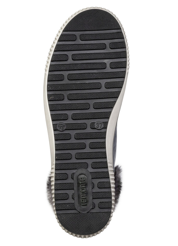 Remonte, gefütterte Damen-Boots, Winterschuhe, Weite G, mit herausnehmbarem Fussbett JEANS