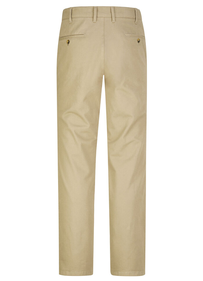 Hose von «Francesco Botti» mit Komfortbund in 3 Farben BEIGE