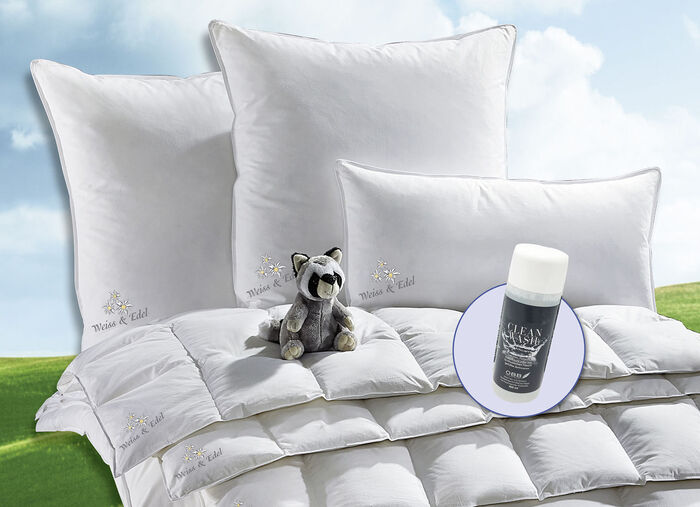 Kissen aus der Serie Weiss & Edel von OBB, hergestellt in Deutschland 