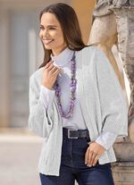 Strickjacke mit Alpaka 