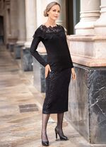 Rock mit extravaganter Plissee-Verarbeitung 