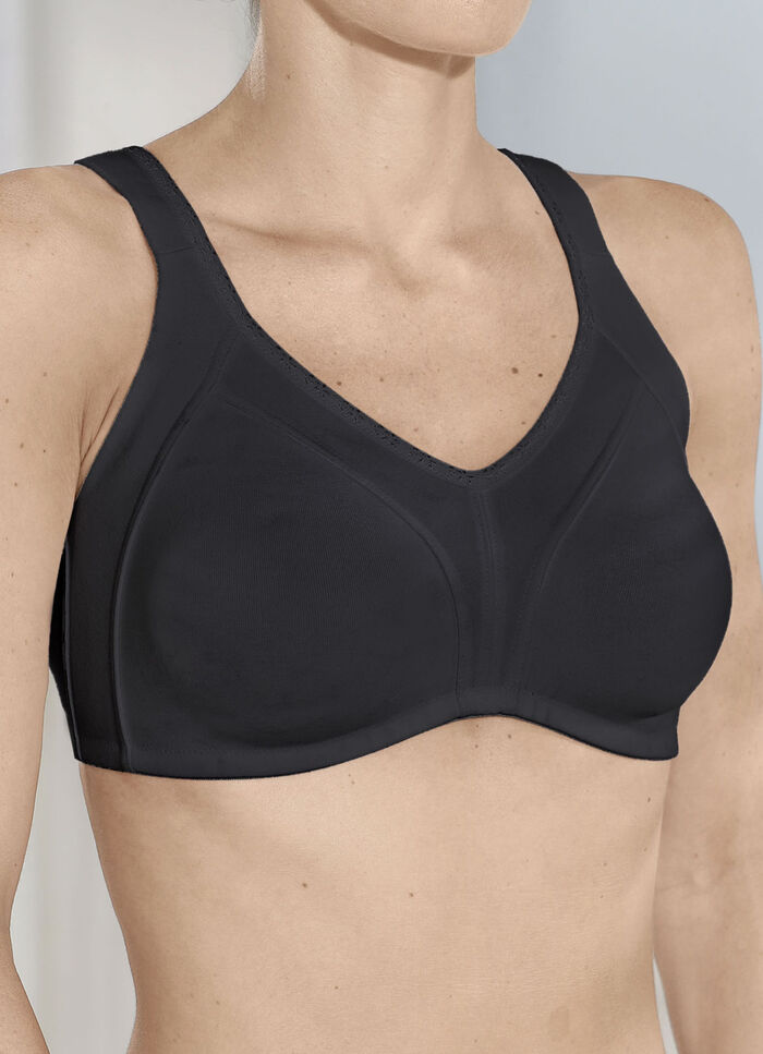 Naturana Minimizer- BH mit hohem Baumwollanteil SCHWARZ