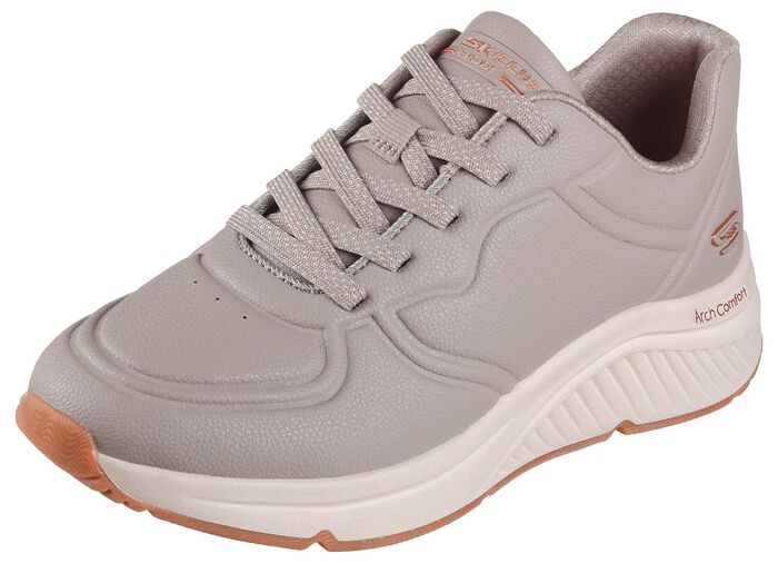 SKECHERS, sportliche Damen-Sneaker, mit Schn&uuml;rung TAUPE