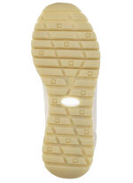 ELENA EDEN, elegante Damen-Sneaker, Weite G, mit herausnehmbarem Fussbett BEIGE-WEISS