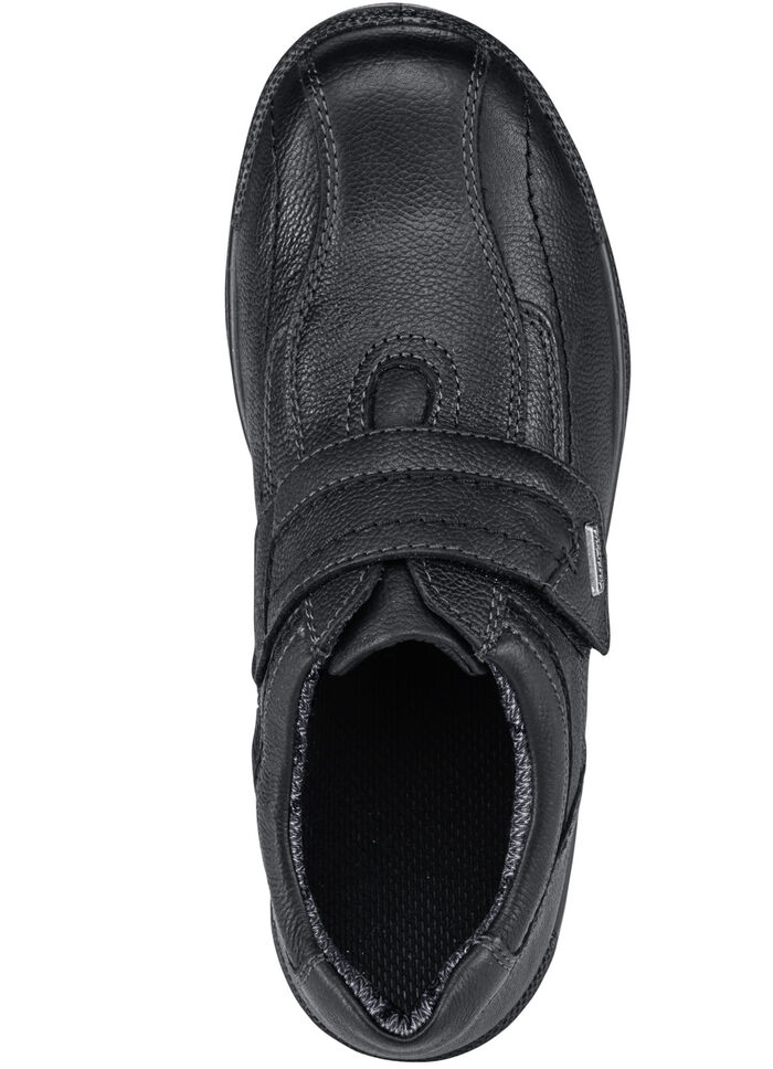 GINO GALANTE, sportliche Herren-Slipper, Weite H, mit herausnehmbarem Fussbett SCHWARZ