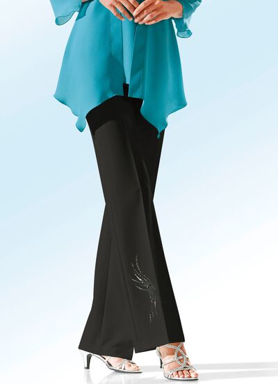 Hose mit schm&uuml;ckendem Strasszier-Motiv 