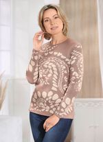 Pullover in Jacquard-Dessin 