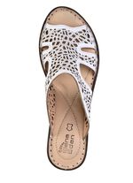 ELENA EDEN, sommerliche Damen-Pantoletten, aus Leder 