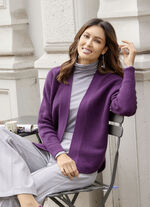 Basic Strickjacke