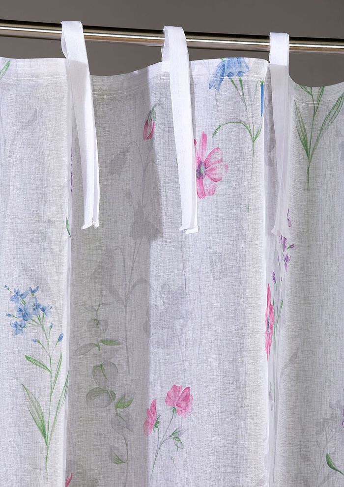 Dekoschal mit Blumen-Motiven 