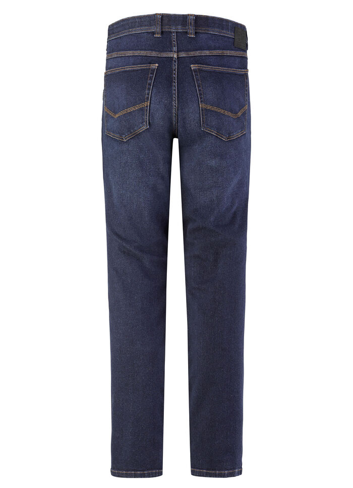 Jeans von «Redpoint» mit Dehnbund in 4 Farben DUNKELJEANS