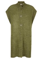 Gilet aus Boucl&eacute;-Melangegarn 