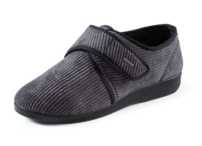 Klassische Herren-Hausschuhe, mit Klettverschluss 