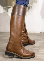 Remonte, gefütterte Damen-Stiefel, Winterschuhe, Weite G, mit Reissverschluss MARONE-MOKKA