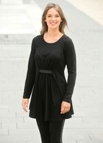 Tunika in leicht ausgestellter Form in 2 Farben 