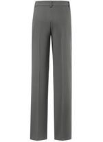 Hose mit silberfarbener Kontrastpaspel 