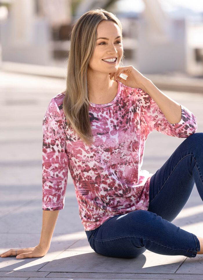 Pullover in weich fliessender Qualit&auml;t 