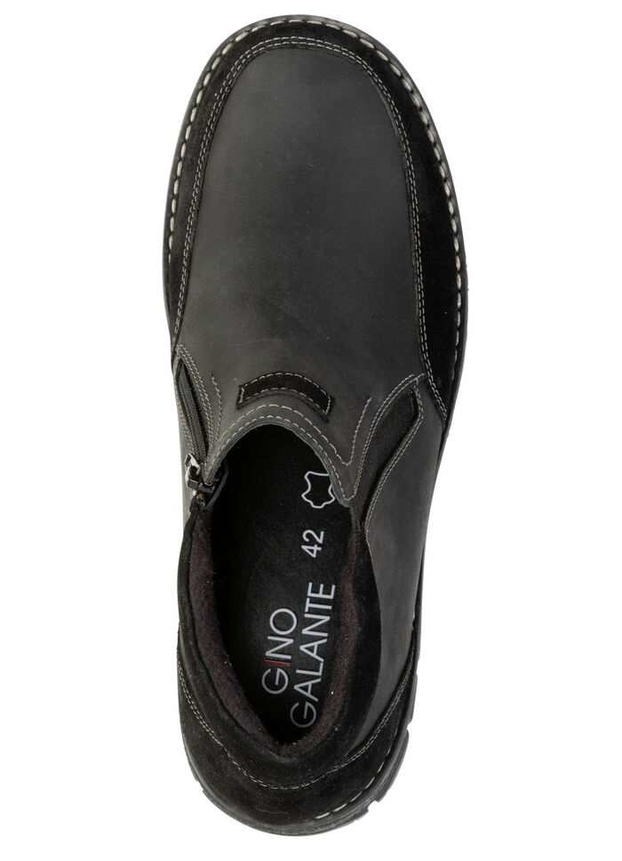 GINO GALANTE, klassische Herren-Boots, mit herausnehmbarem Fussbett SCHWARZ