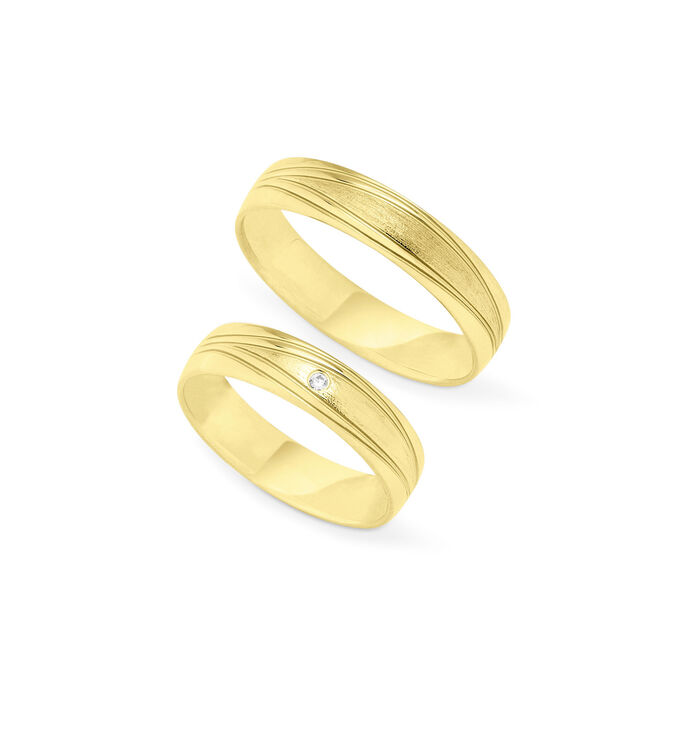 Feiner Brillant Trauring 