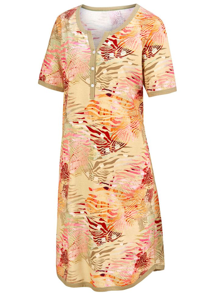 Nachthemd, knielang und mit kurzen &Auml;rmeln  