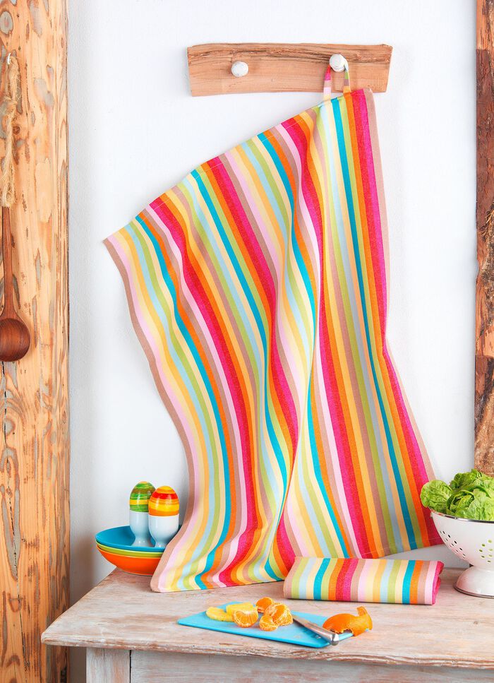 Farbenfrohe Geschirrtücher, 2er-Set 