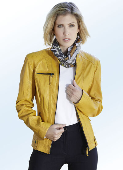 Lederkurzjacke von «Cabrini» 