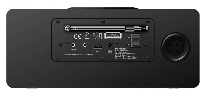 &laquo;Karcher&raquo; Internetradio mit CD-Spieler 