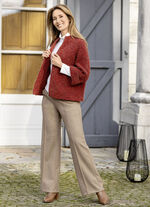 Strickjacke aus Bouclégarn 