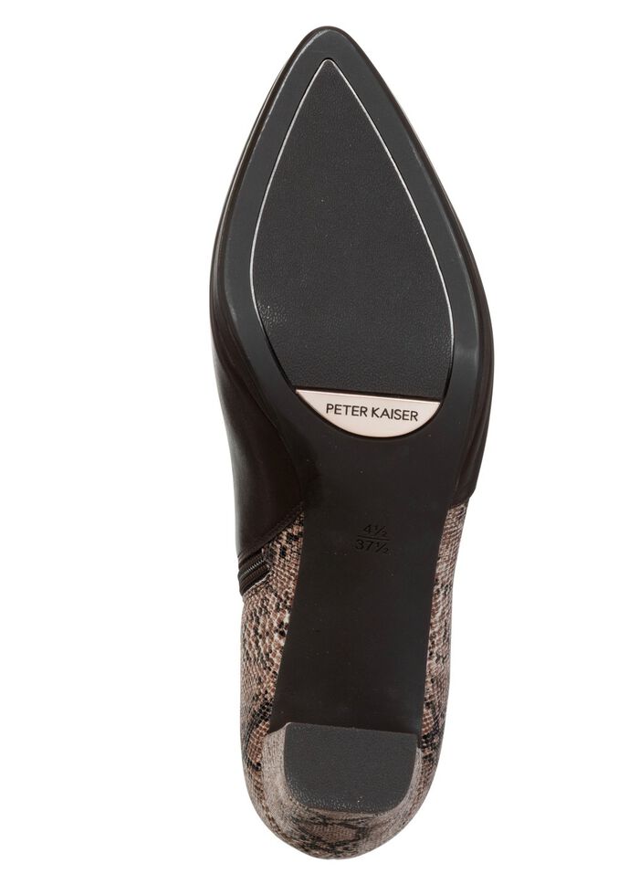 Peter Kaiser, trendige Damen-Stiefeletten, mit Reissverschluss TAUPE-MOKKA