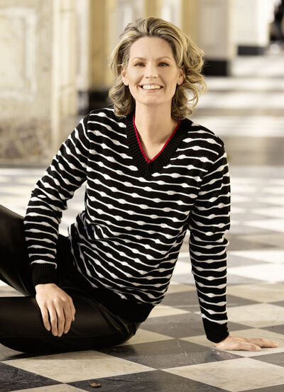 Pullover mit grafischem Muster 