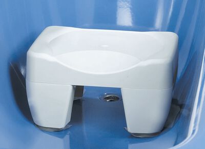 Rutschfester Badewannenhocker mit 4 Saugn&auml;pfen 