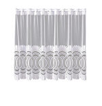 Kurzvorhang mit Stangendurchzug WEISS