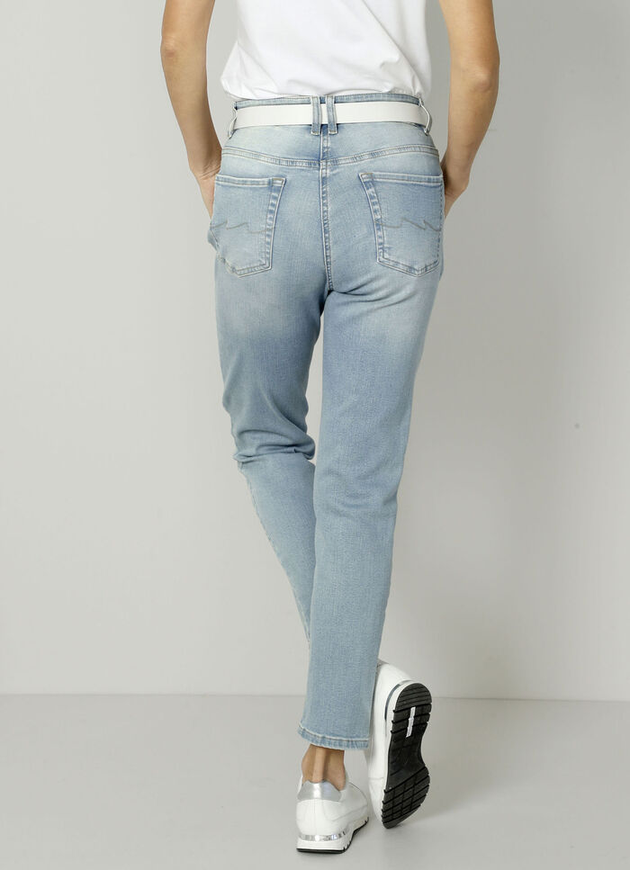 Jeans in 7/8-Länge HELLBLAU
