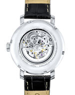 Klassische Automatik-Herrenuhr mit sichtbarem Werk 