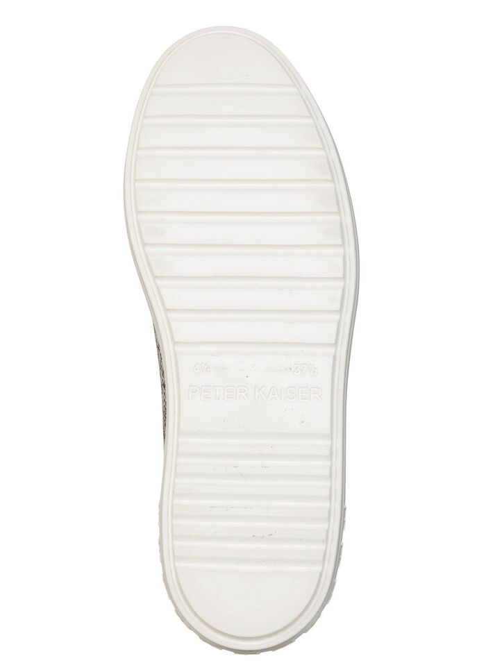 Peter Kaiser, modische Damen-Sneaker, mit herausnehmbarem Fussbett TAUPE-MOKKA