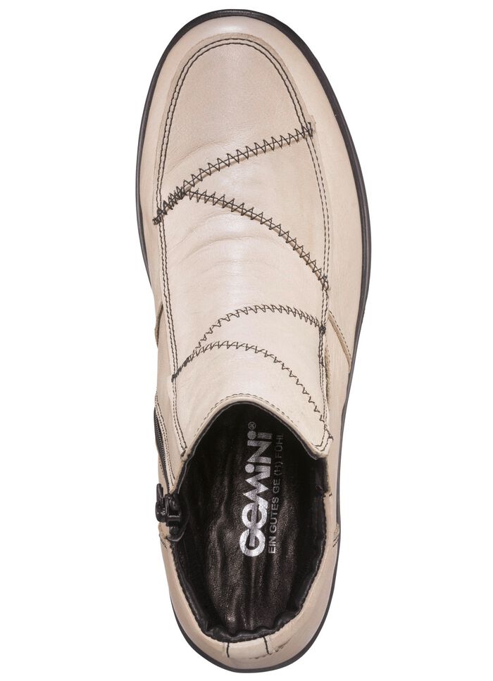 Gemini, bequeme Damen-Boots, Weite H, mit herausnehmbarem Fussbett KIESEL