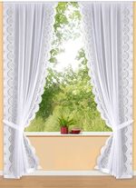 Raffvorhang-Garnitur mit Universalschienenband 