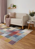 Moderne Br&uuml;cken und Teppiche mit Karo-Dessin 